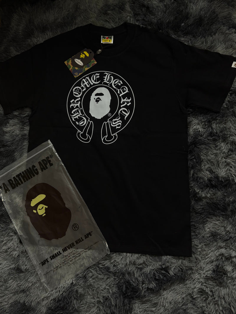Chrome heart X Bape T-shirt