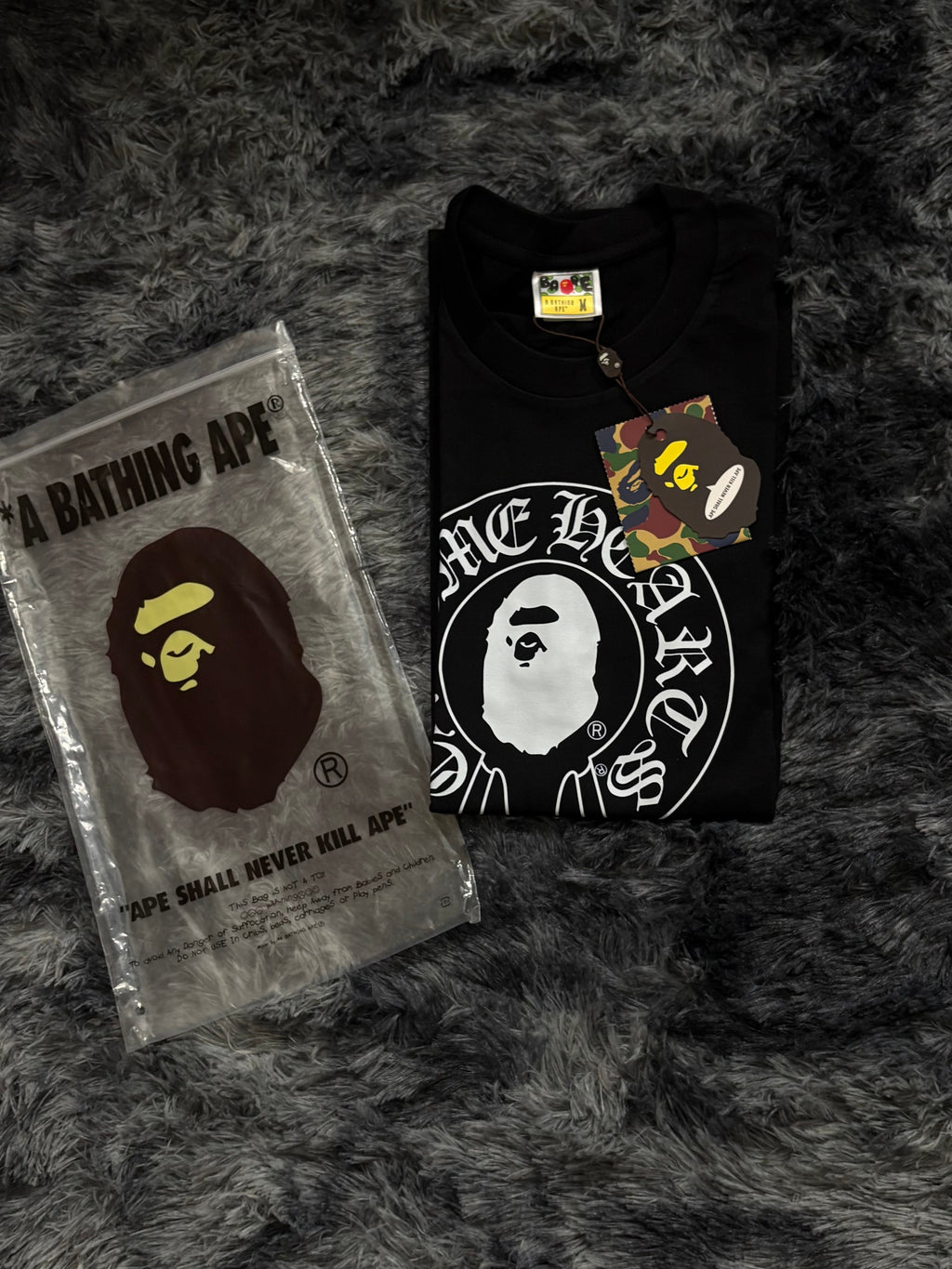 Chrome heart X Bape T-shirt