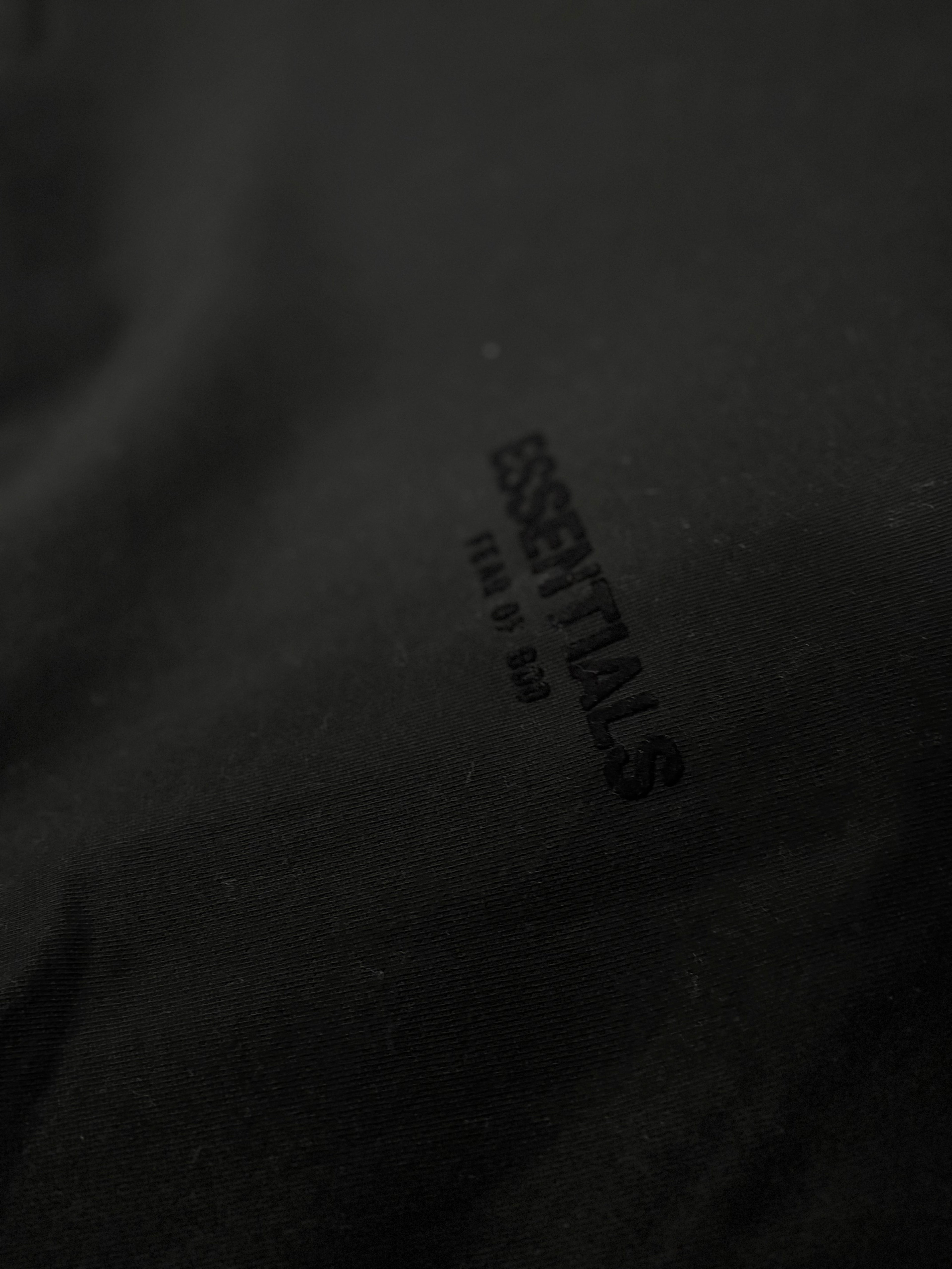 Black Essential hoodies