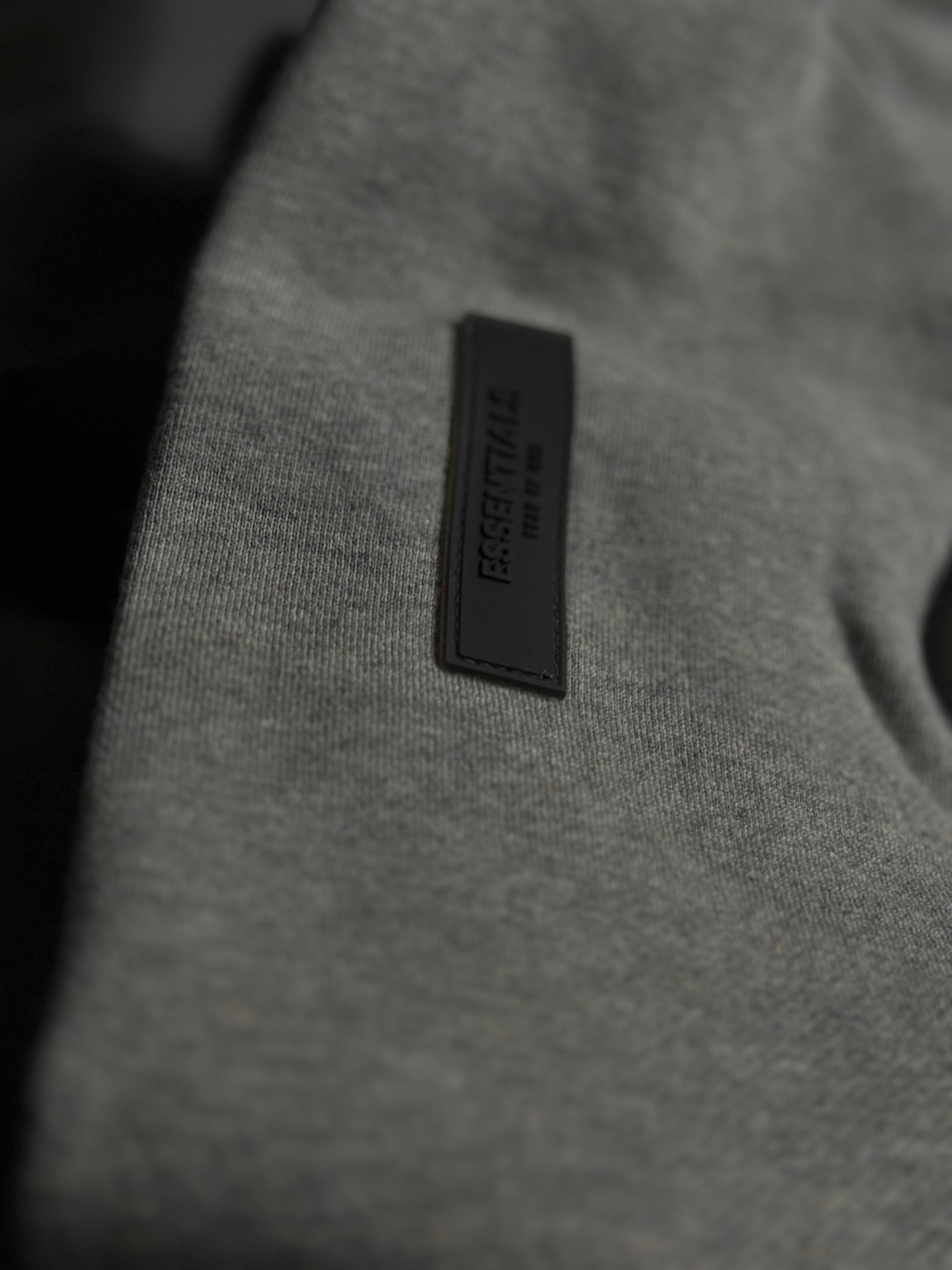 Essential dark oatmeal hoodie