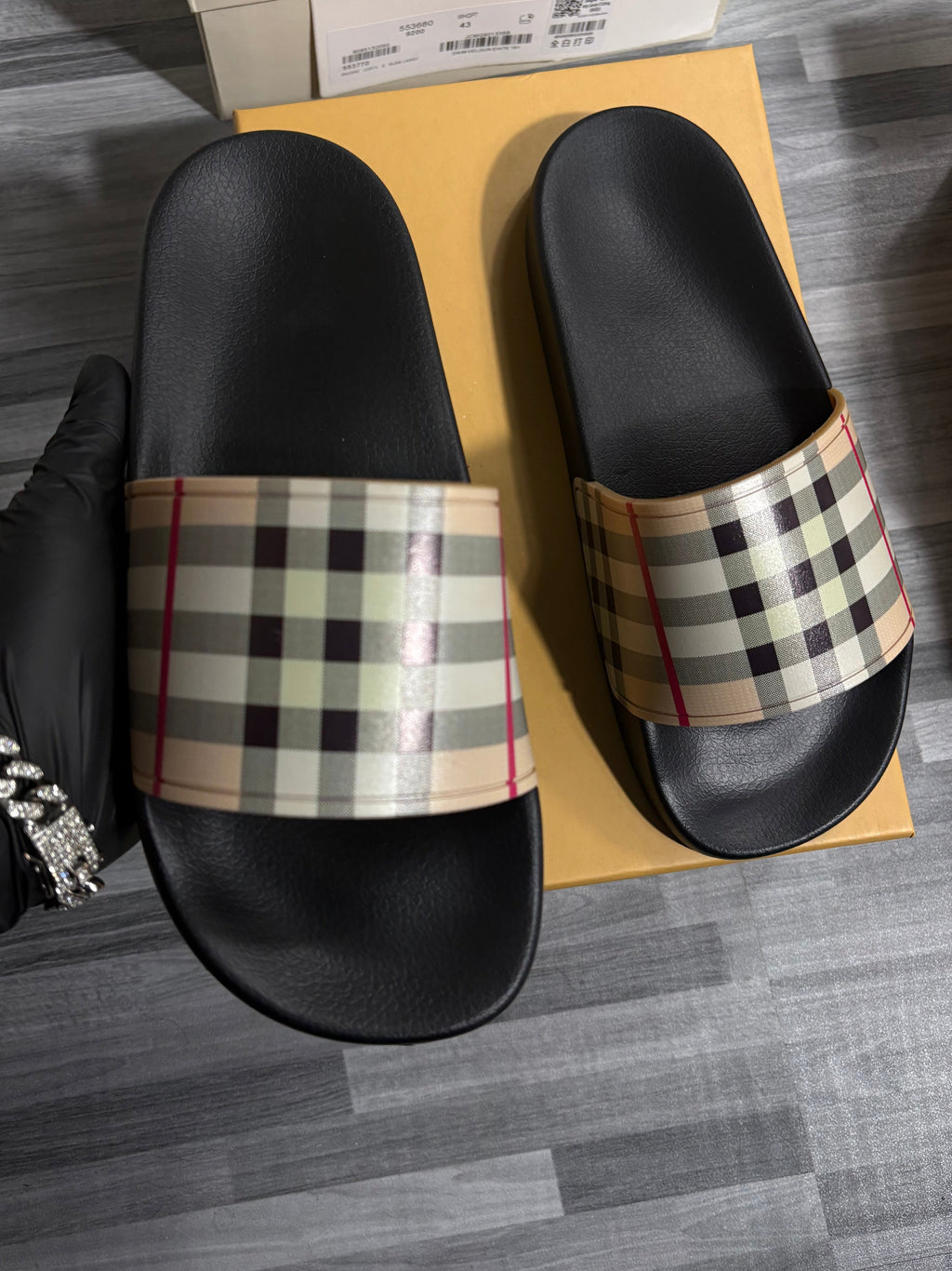Burberry slides