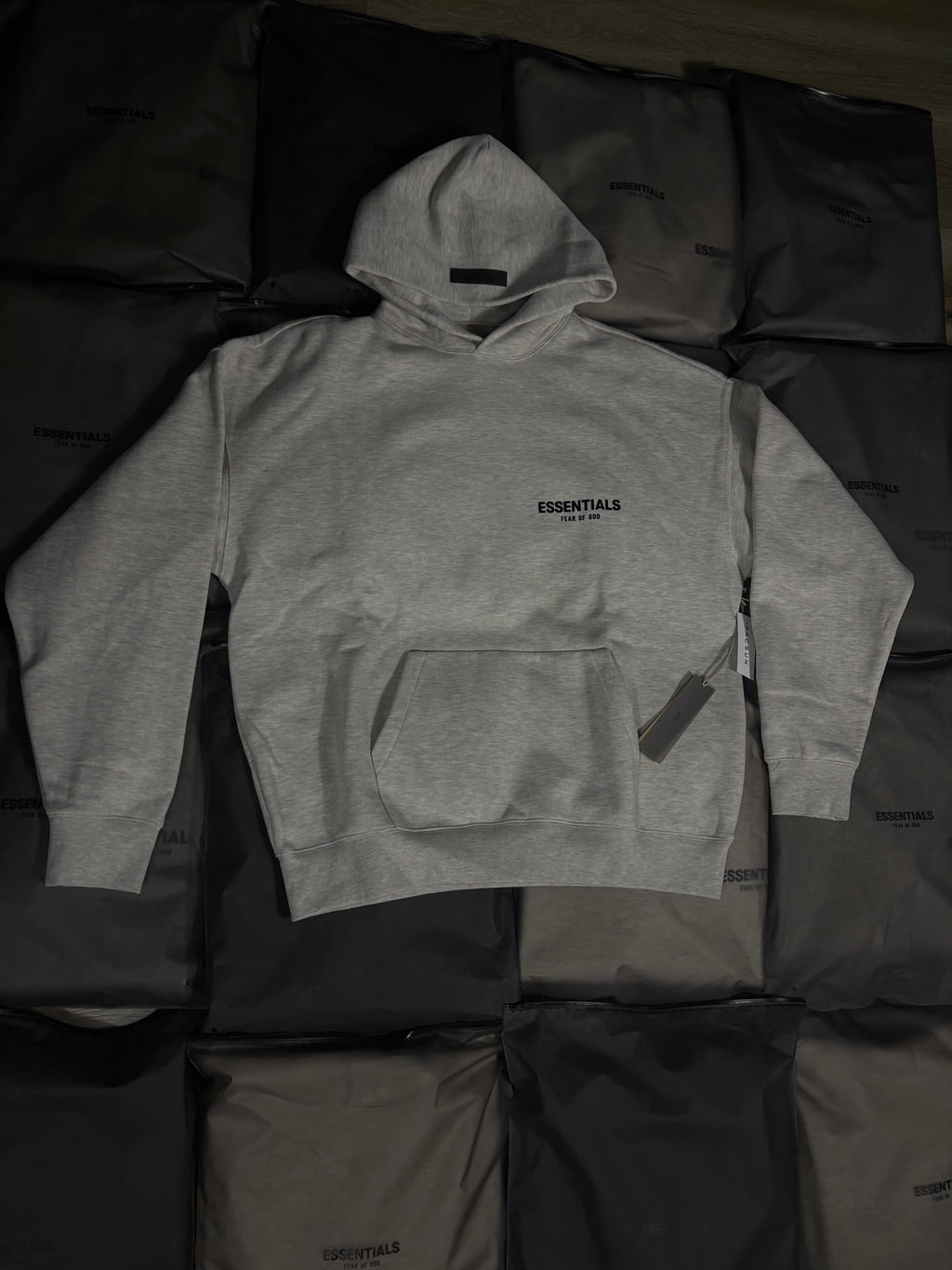 Essential light oatmeal hoodie