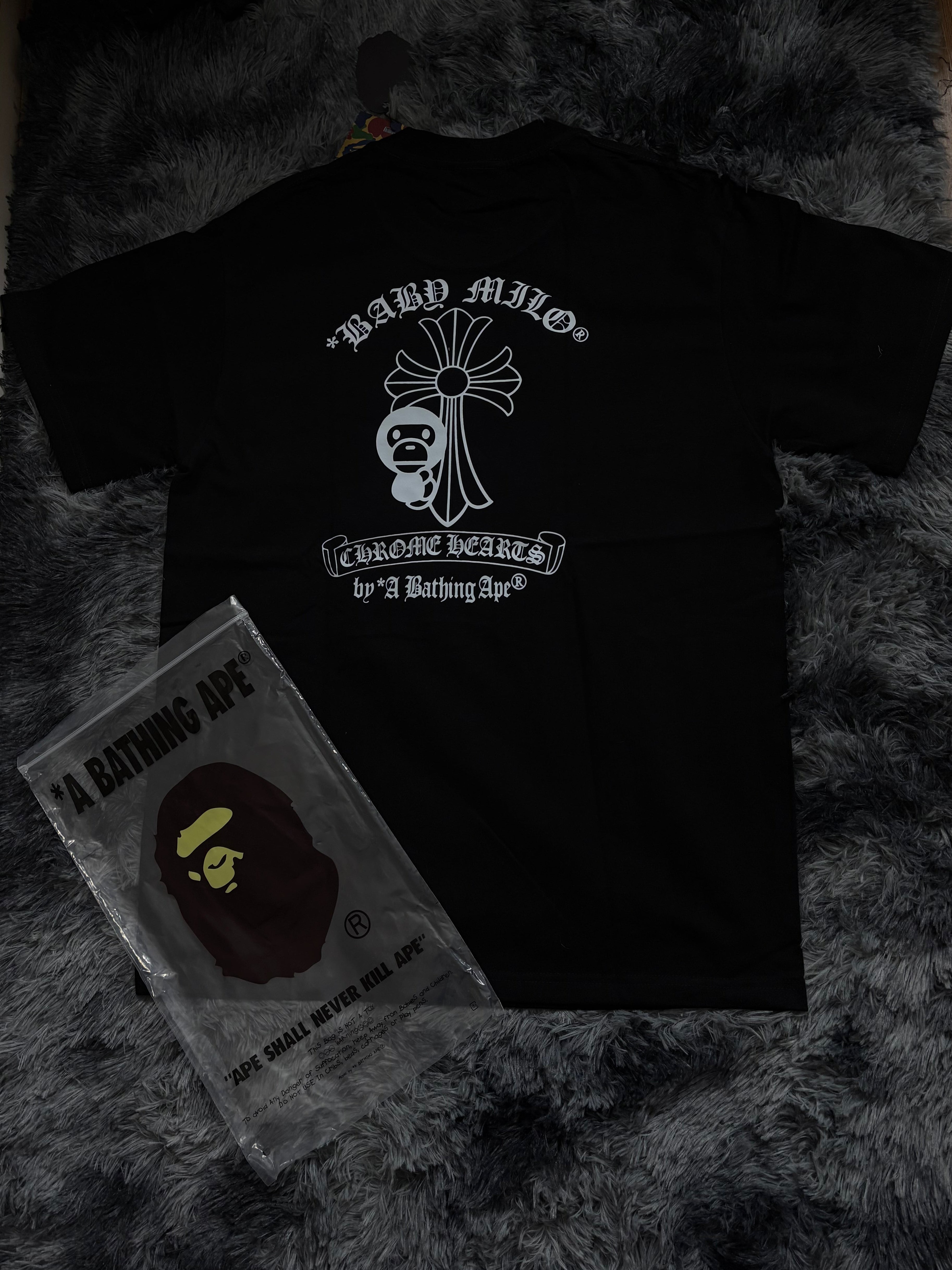 Chrome heart X Bape T-shirt