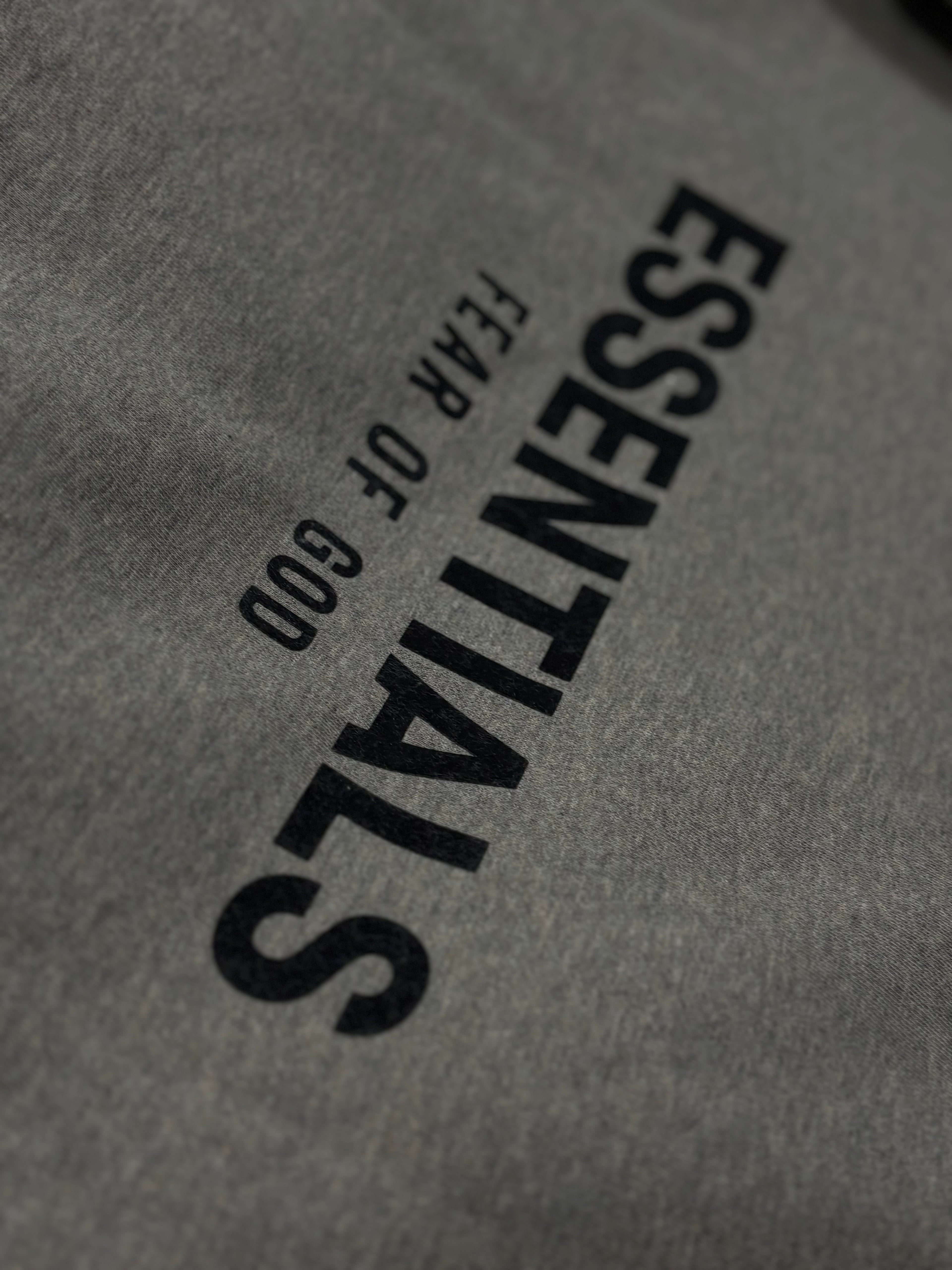 Essential dark oatmeal hoodie
